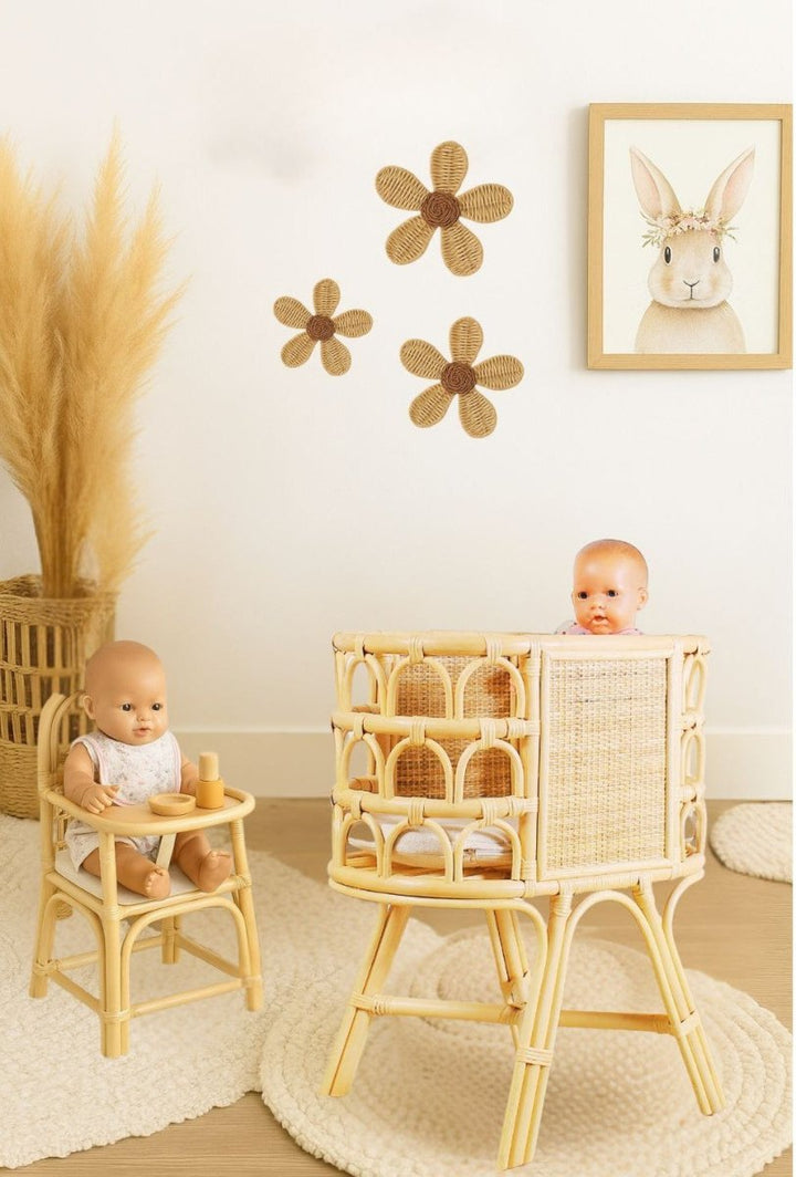 Rattan Doll Crib