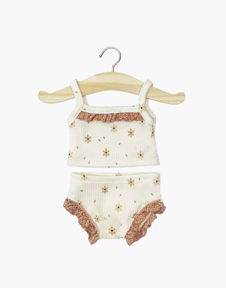 Ribbed Knit &amp; Lace Doll Outfit