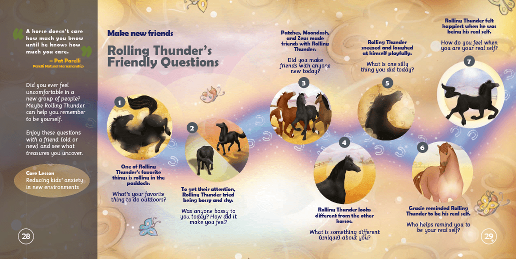 Rolling Thunder Finds His Herd: Reducing kids’ anxiety in new environments