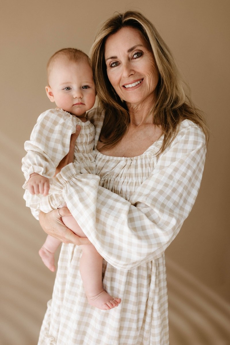 Ruffle Romper - Gingham