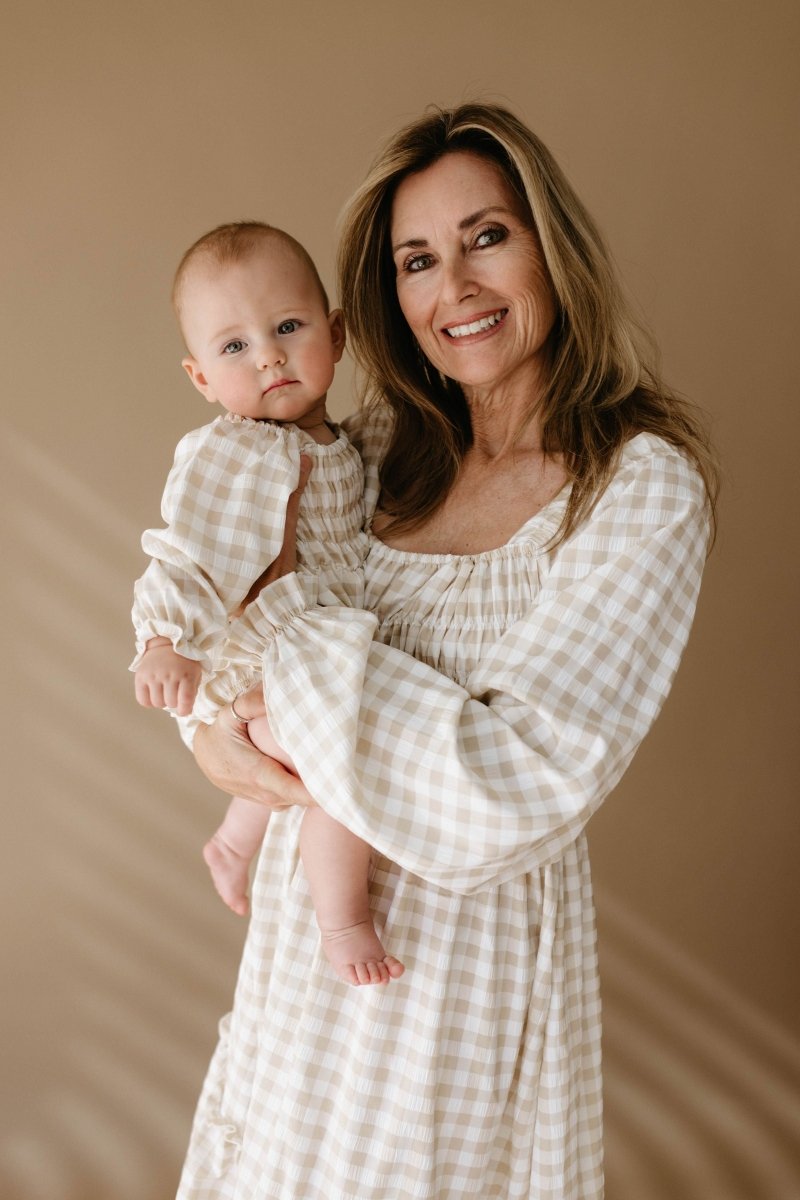 Ruffle Romper - Gingham