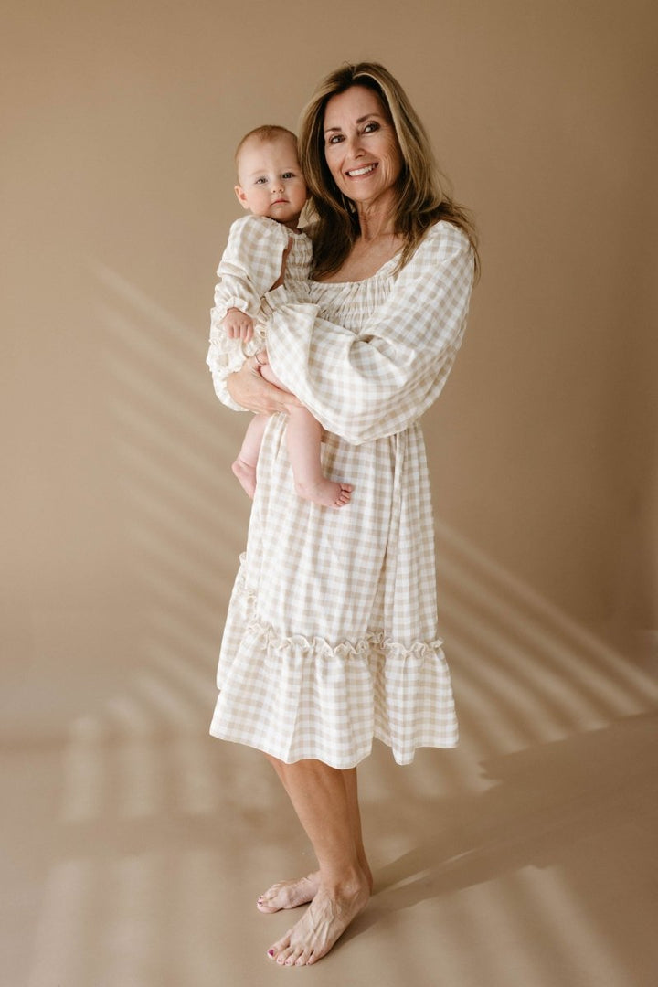 Ruffle Romper - Gingham