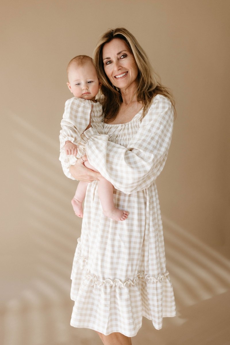 Ruffle Romper - Gingham