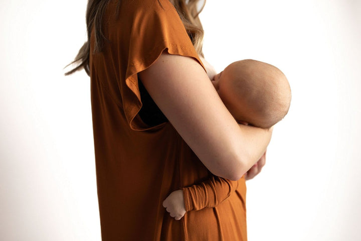 Saddle Tan Mommy Labor and Delivery Nursing Hospital Gown