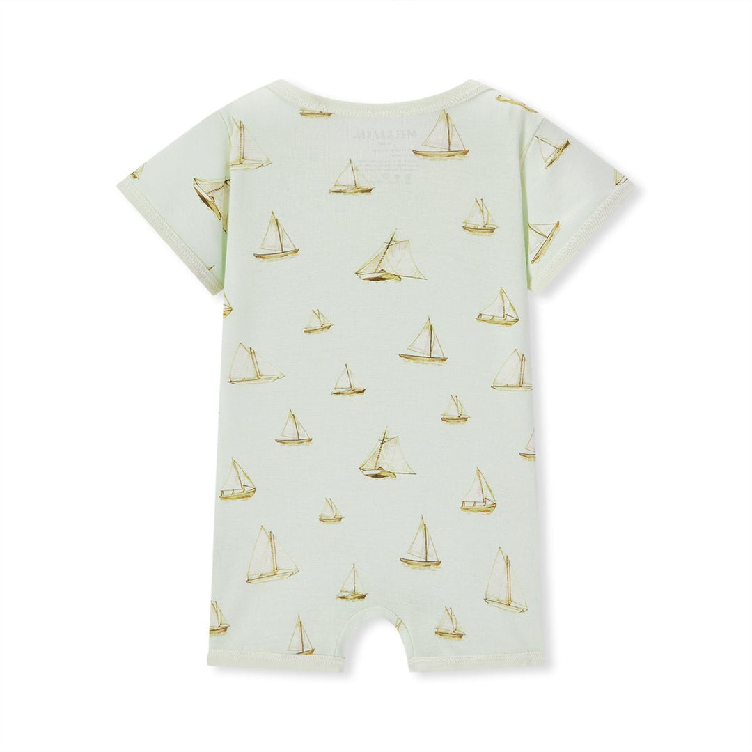 Sailboat Melody Organic Cotton Shortall