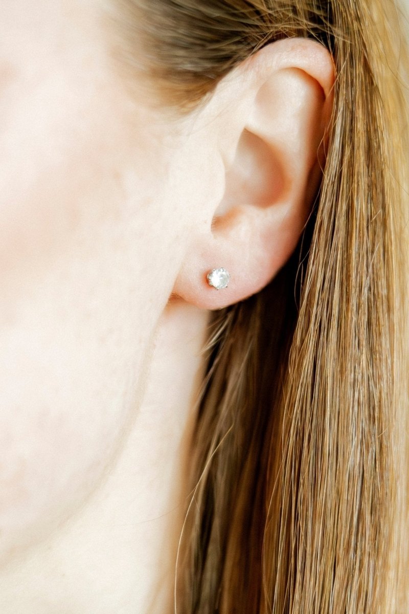 Screwback Stud Earrings - Helen Silver