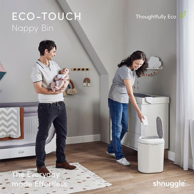 Shnuggle Eco-Touch Nappy Bin Diaper Pail