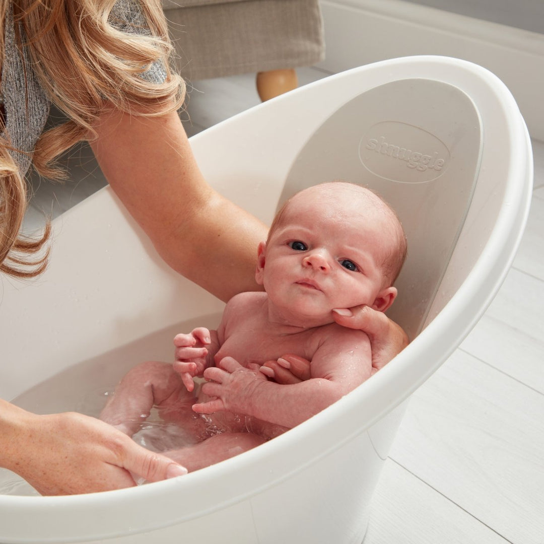 Shnuggle Newborn Bundle: Baby Bath &amp; Accessories Bundle - 5-Piece Set | Cozy Support, Easy Cleanup &amp; Sensory Fun