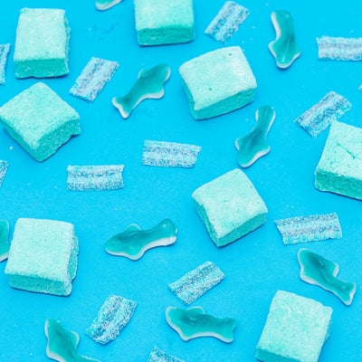 Sour Blue Raspberry Marshmallow (set of 12)