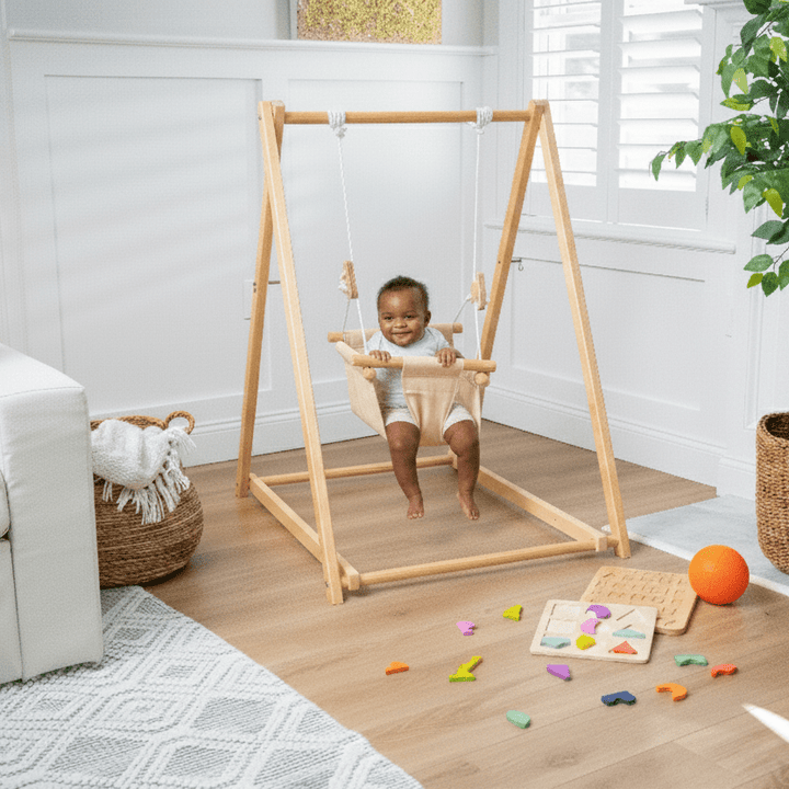 Spruce - Foldable Baby Swing - Gray