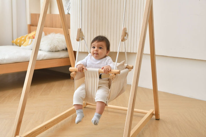 Spruce - Foldable Baby Swing - Gray