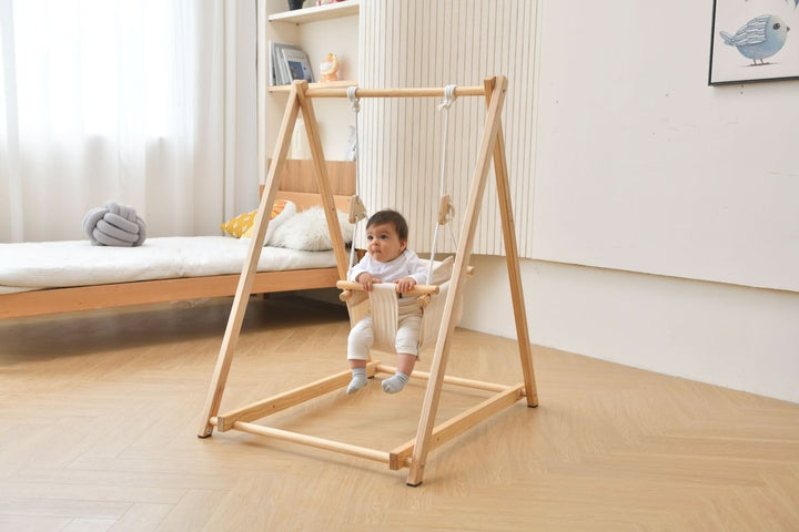 Spruce - Foldable Baby Swing - Gray