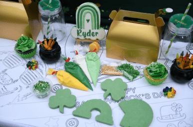 St. Patrick's Day Coloring Tablecloth