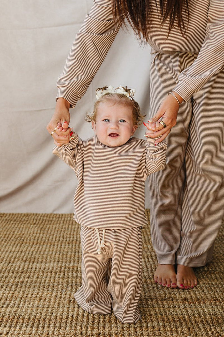 Striped Loungewear Set - Kids