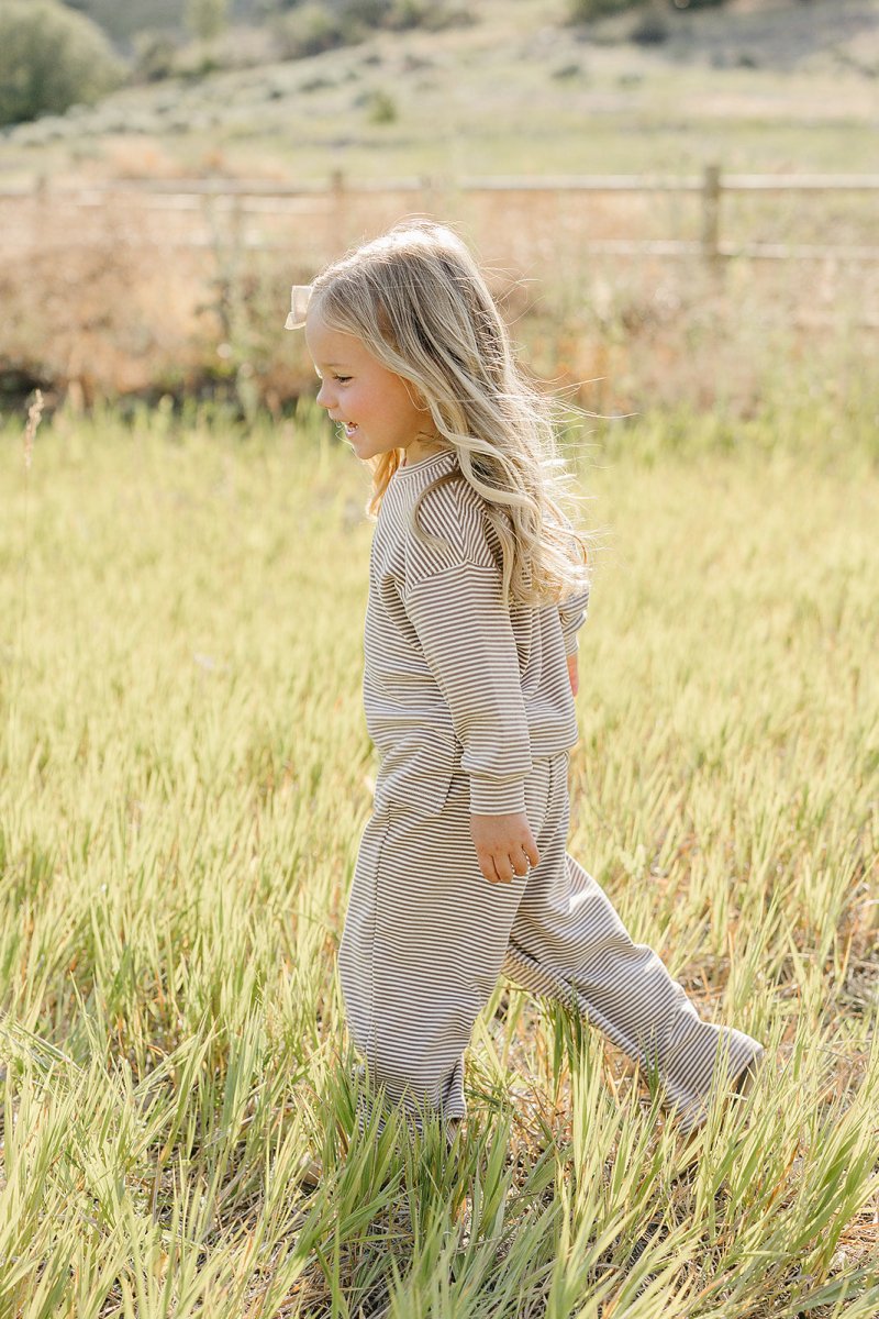 Striped Loungewear Set - Kids
