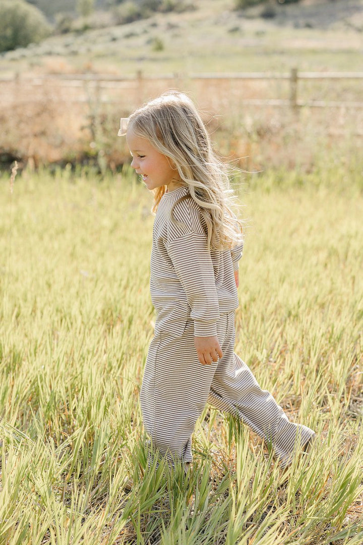 Striped Loungewear Set - Kids