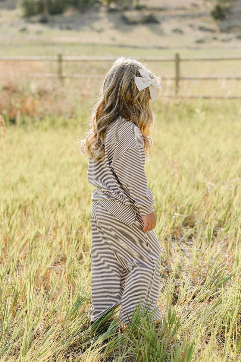 Striped Loungewear Set - Kids