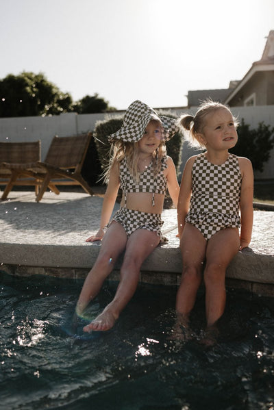 Sunhat -  Wave Chaser Olive Checker