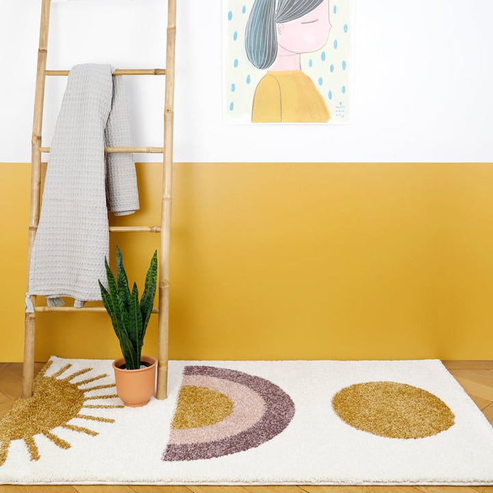 Sunshine Rainbow Girl Rug