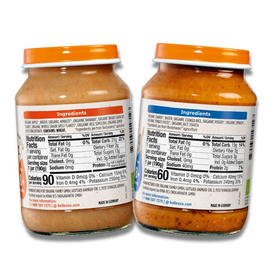 Sweet & Savory Jars Bundle: Mixed Fruit w/ Muesli Jars, Veggie Risotto Jars