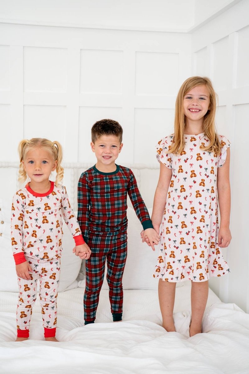 Teddy Bear Christmas | Two Piece Set
