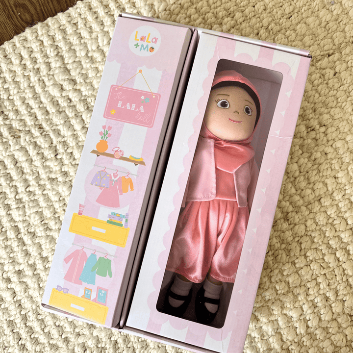 The Lala Doll + 4 Outfits + Prayer Rug | My First Hijabi, Muslim Doll