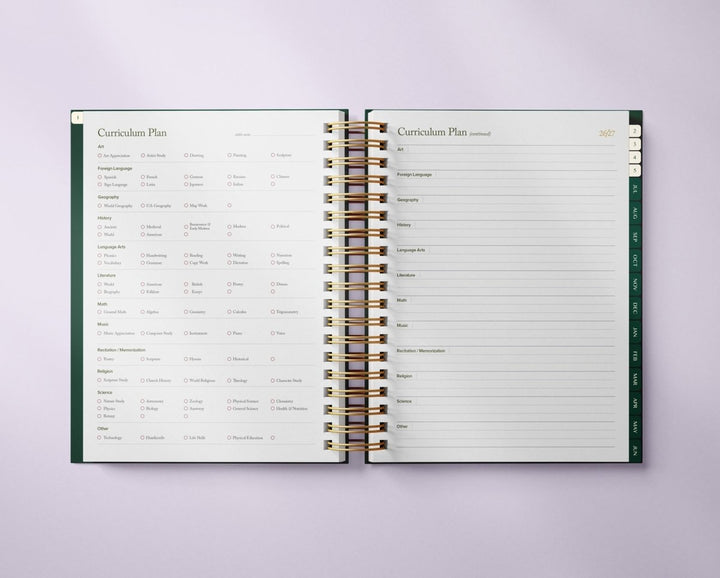The Well Ordered Homeschool Planner - 2026-2027 Edition