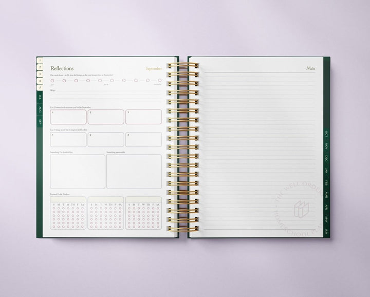 The Well Ordered Homeschool Planner - 2026-2027 Edition