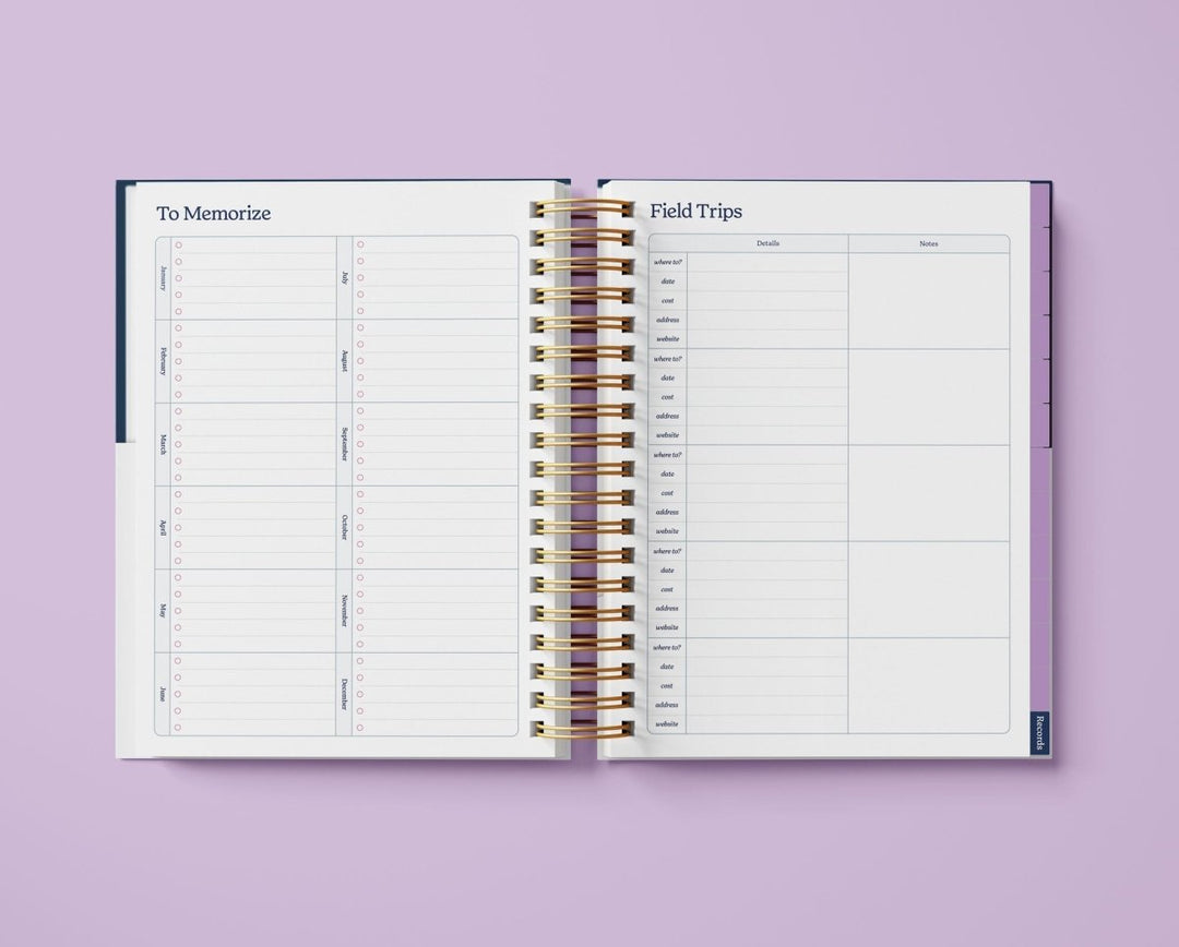 The Well Ordered Homeschool Planner - Undated Edition