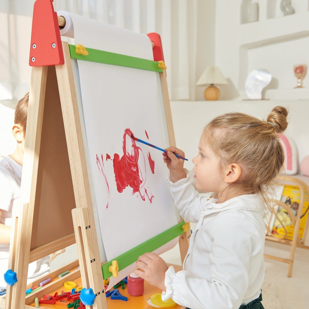 Tiny Land® 3-in-1 Art Easel &amp; Paper Roll Set