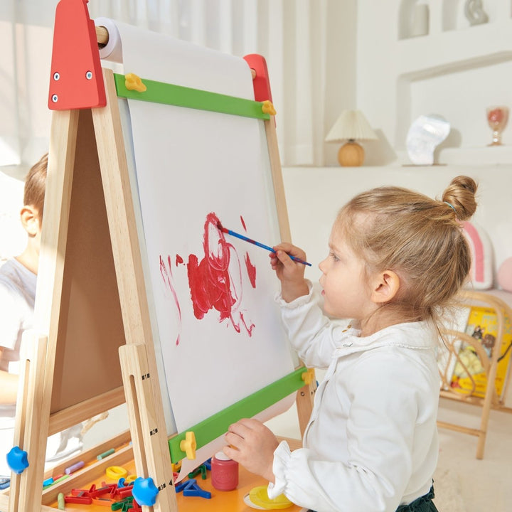 Tiny Land® 3-in-1 Art Easel &amp; Paper Roll Set