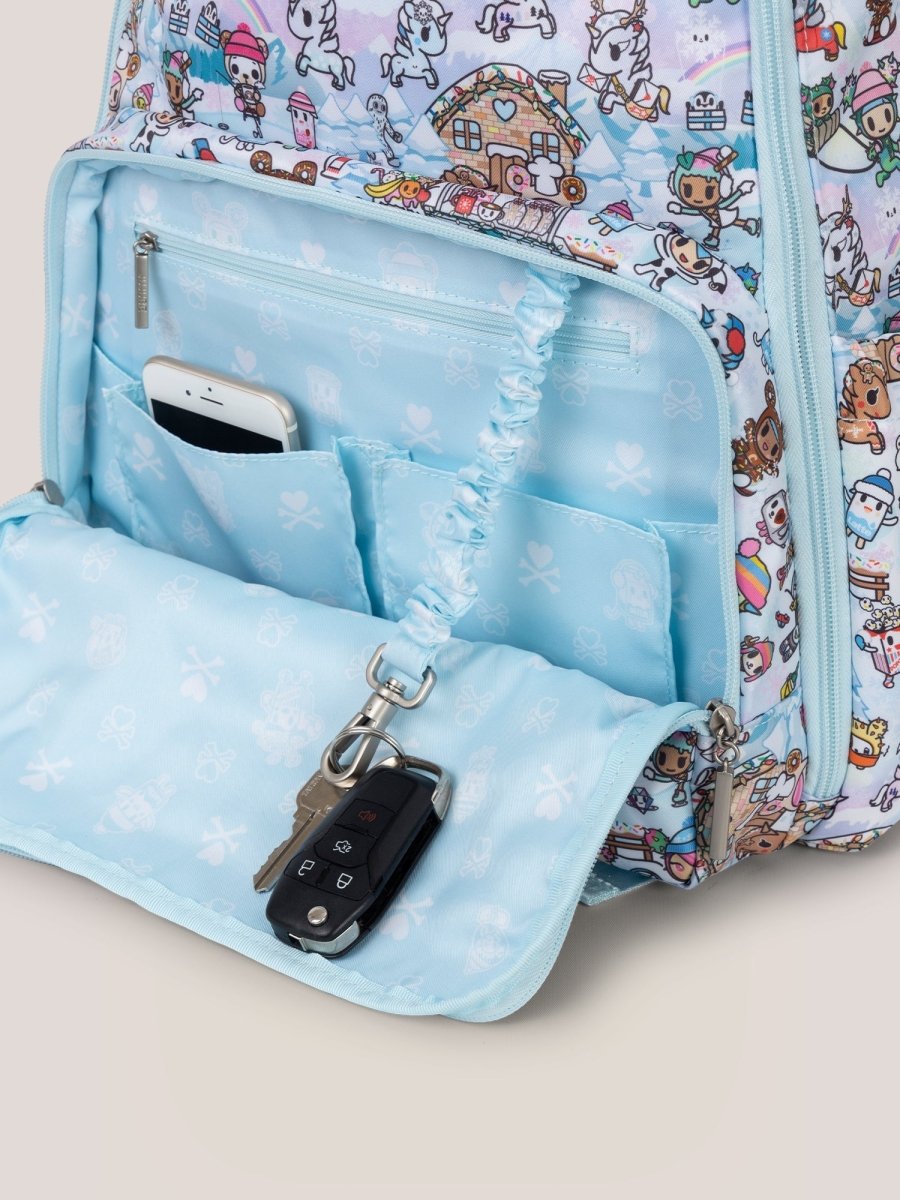 tokidoki Snow Day Zealous Backpack - Ice Blue