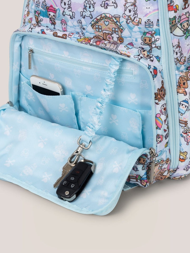 tokidoki Snow Day Zealous Backpack - Ice Blue