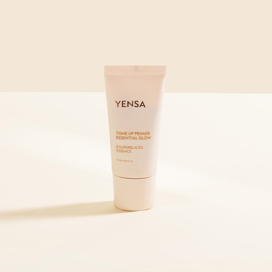 Yensa skincare product on a beige background