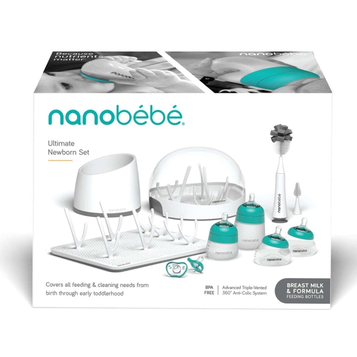 Ultimate Newborn Baby Bottle Feeding Set