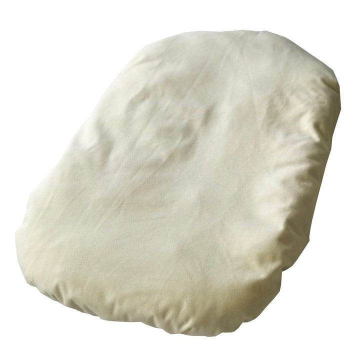 Waterproof Natural Ivory Organic Cotton Jersey - Custom Fitted Sheet