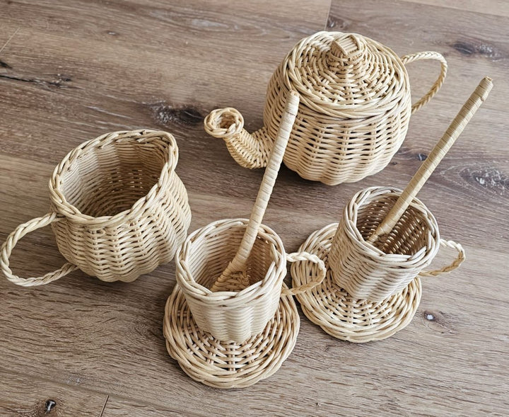 Wicker Tea Party Play Set