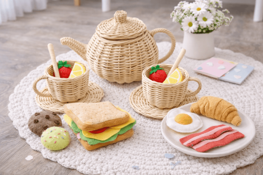 Wicker Tea Party Play Set