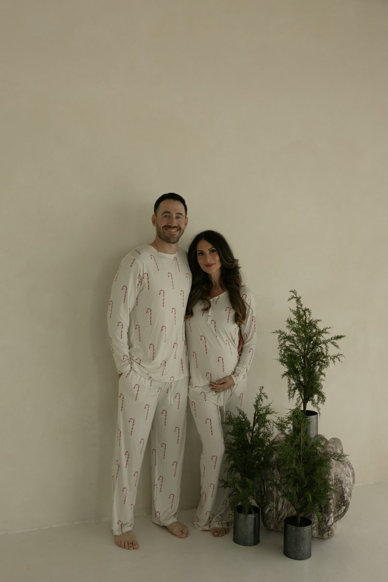 Women's Bamboo Pajamas - Candy Cane