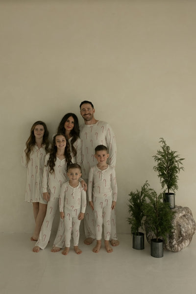 Women's Bamboo Pajamas - Candy Cane