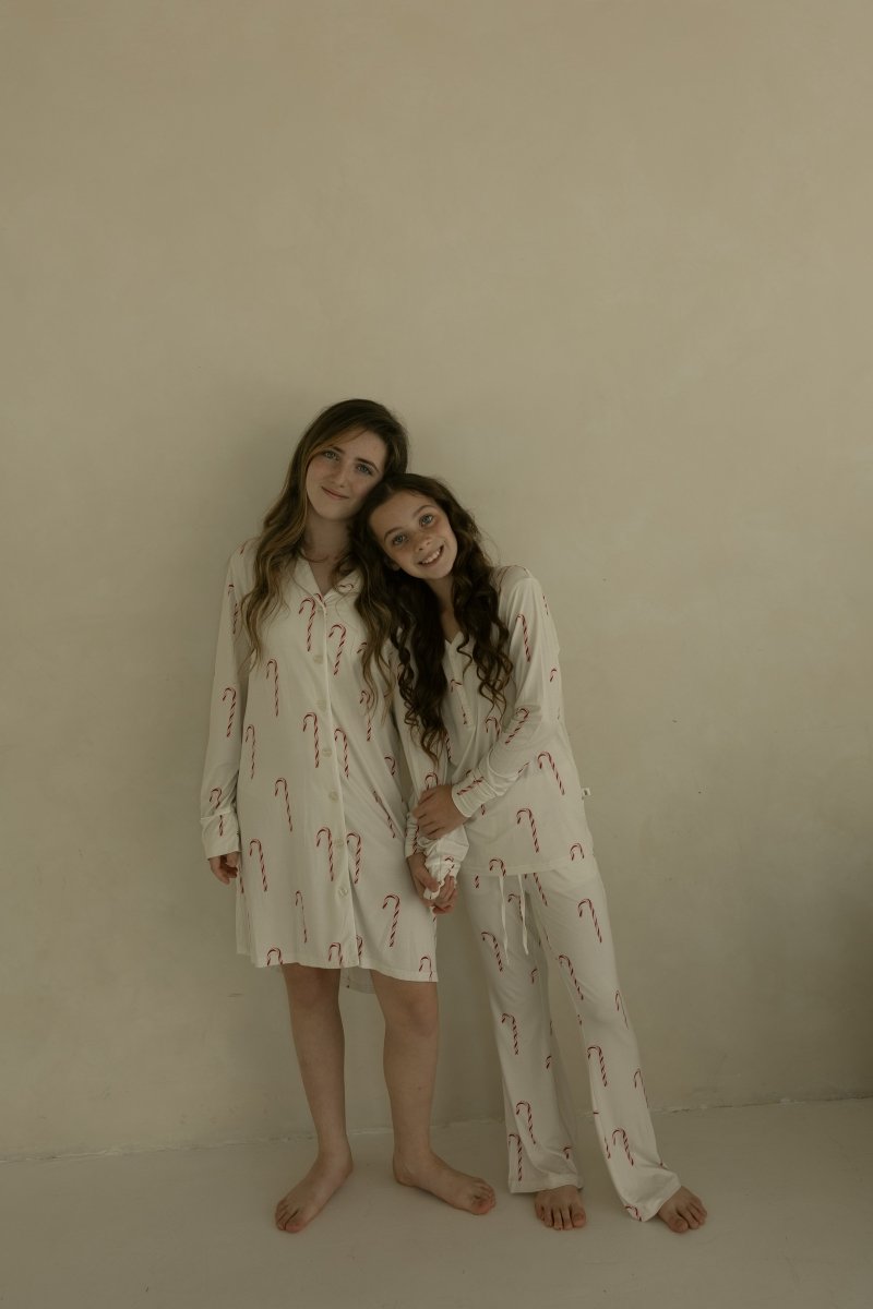 Women's Bamboo Sleeping Dress - Candy Cane