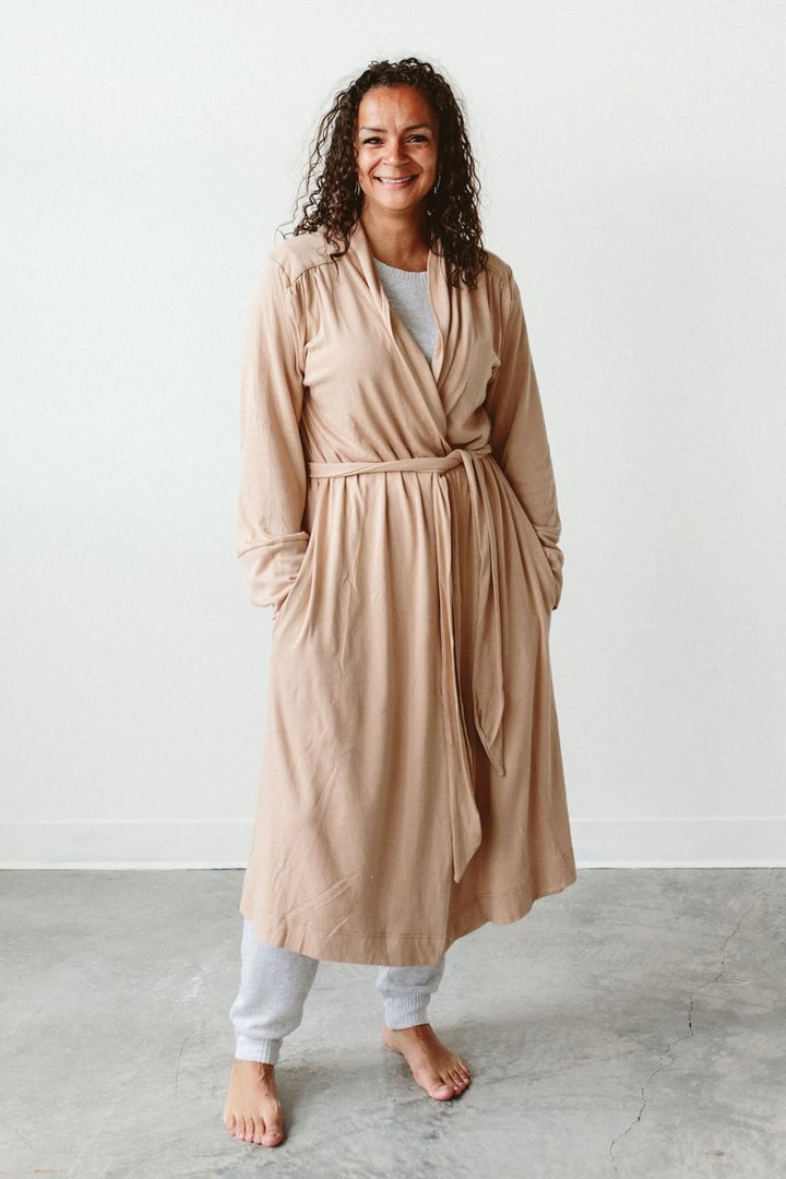 Womens Robe - Sandstone