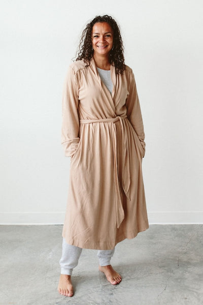 Womens Robe - Sandstone