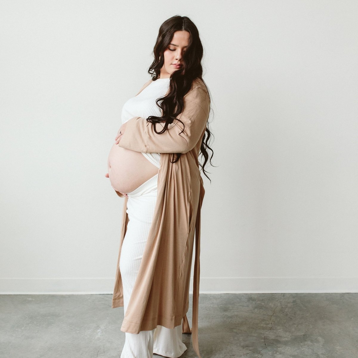 Womens Robe - Sandstone