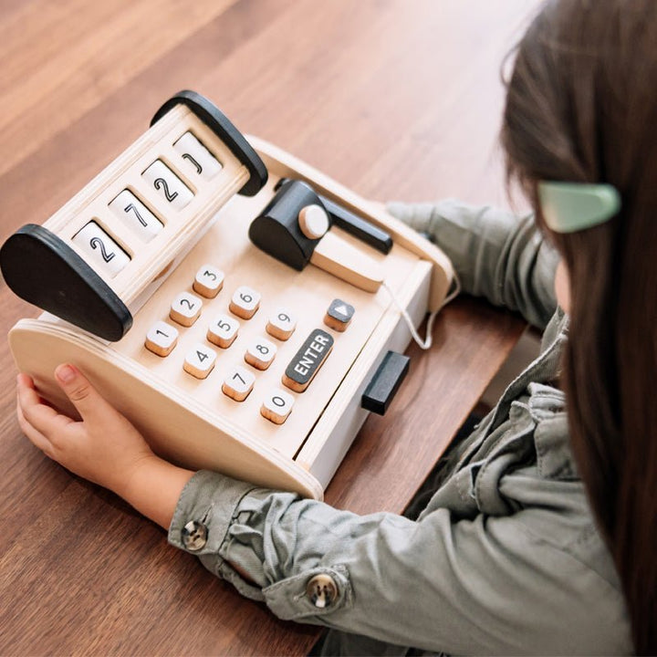Wooden Cash Register