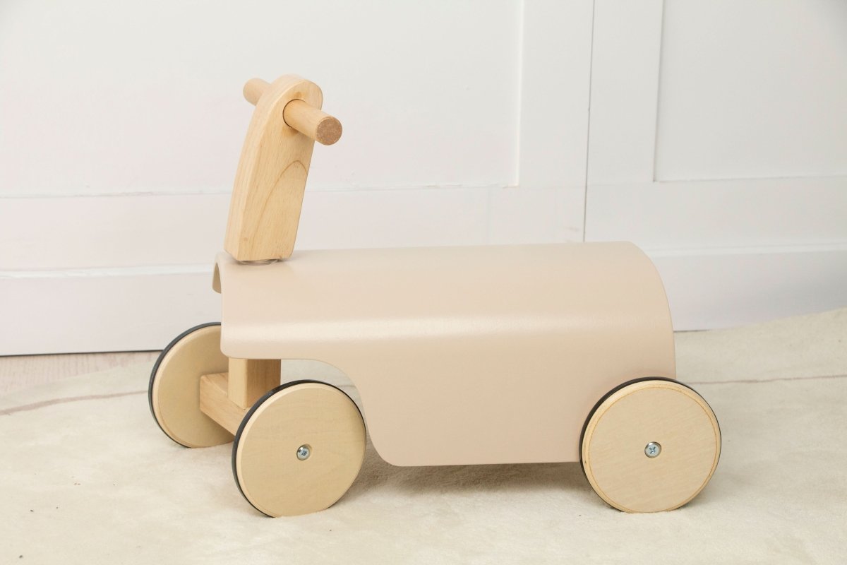 Wooden Ride-On Walker Toy for Toddlers
