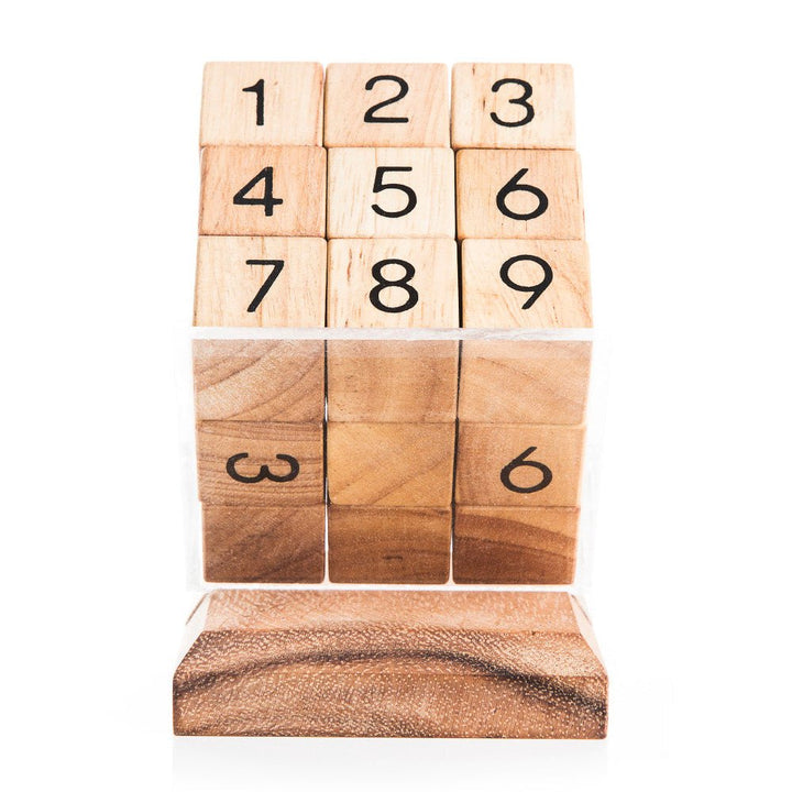 Wooden Sudoku Cube Puzzle