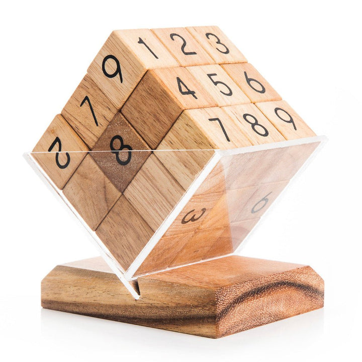 Wooden Sudoku Cube Puzzle