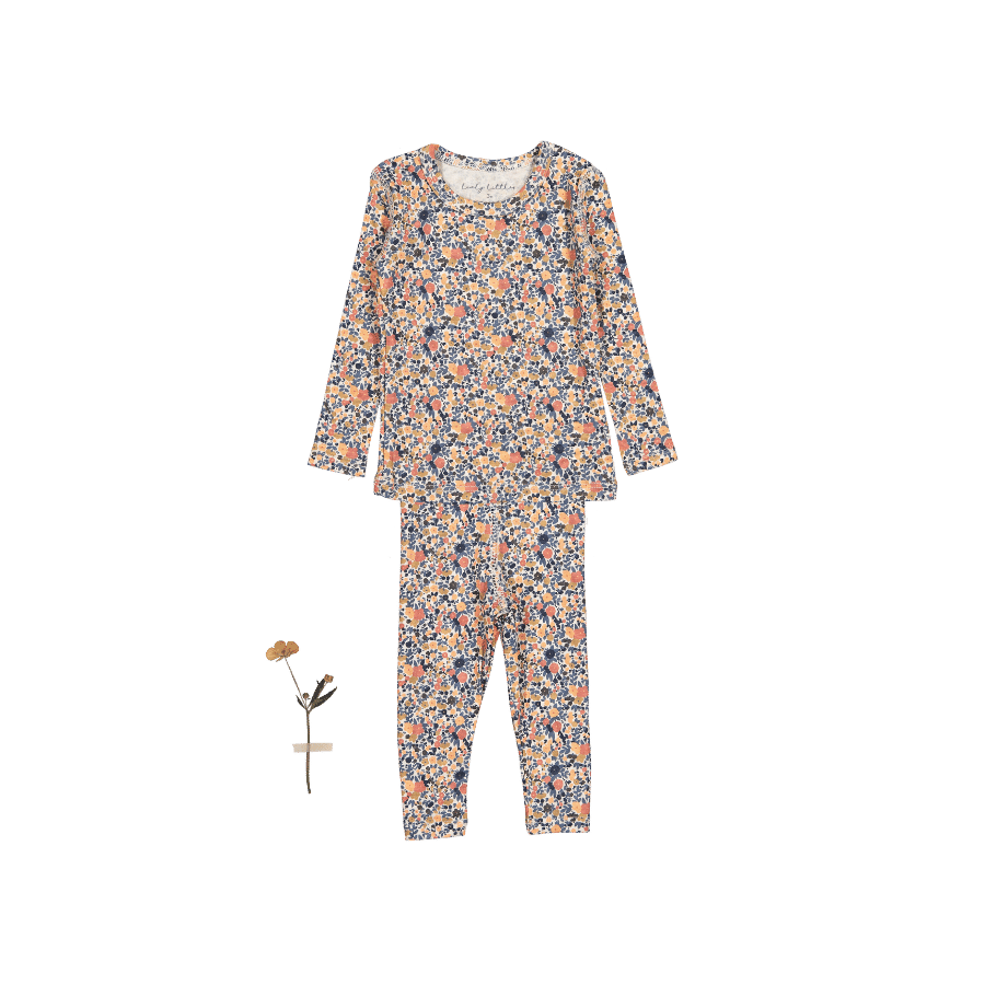 Lovely lLttles Autumm Floral Printed Tee + Legging | Bee Like Kids