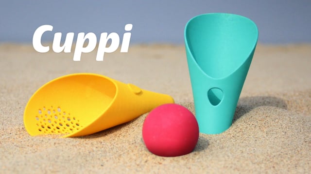 Quut Cuppi - Shovel, Sifter and Ball | Quut Toys | Bee Like Kids